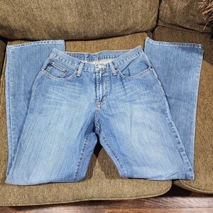 Men's Straight Fit Jeans - Light Blue Denim